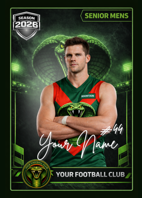 Sports Player Cards - Design 2