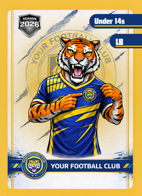 Sports Player Cards - Design 1